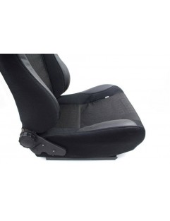 RAPID Velor Bride Black sports chair