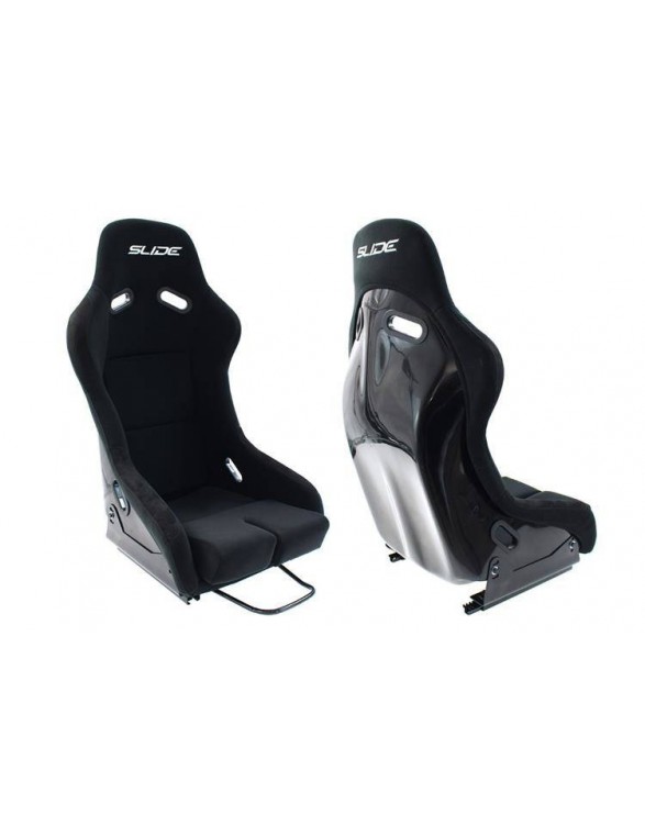 Sports seat SLIDE R1 material Black L