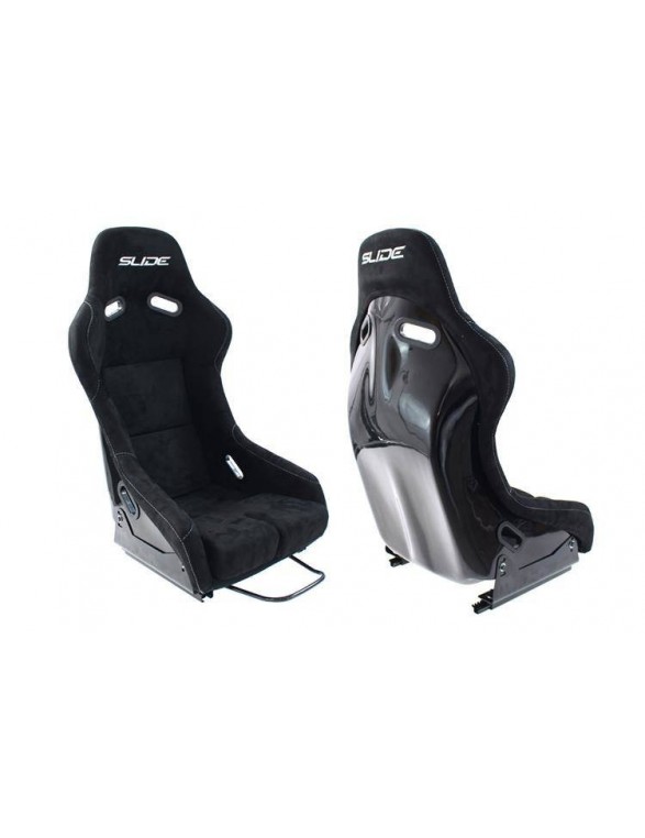 Sports seat SLIDE RS suede Black L