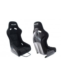 Sports seat SLIDE RS suede Black L