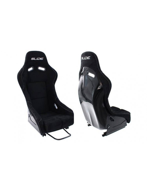 Sports seat SLIDE RS suede Black M