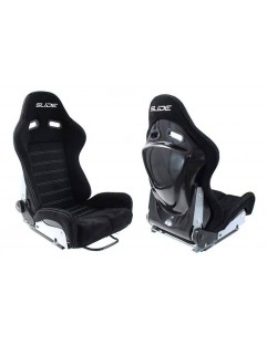 Sports seat SLIDE X3 suede Black L