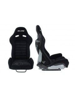 Sports seat SLIDE X3 suede Black L