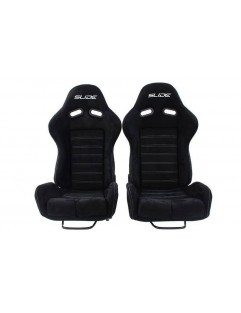 Sports seat SLIDE X3 suede Black M