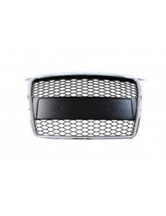 Grill Audi A3 8P RS-tyyppinen kromi-musta (05-08)