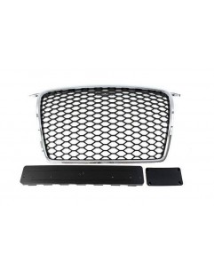 Grill Audi A3 8P RS-tyyppinen kromi-musta (05-09)