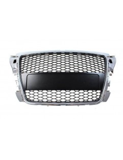 Grill Audi A3 8P RS-tyyppinen kromi-musta (07-12)