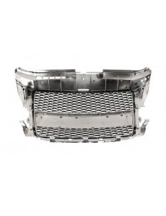 Grill Audi A3 8P RS-stil krom-sort (07-12)