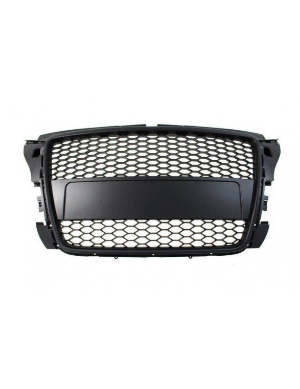 Grill Audi A3 8P RS-tyylinen kiilto musta (07-12)