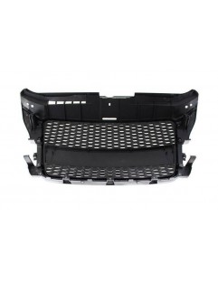 Grill Audi A3 8P RS-tyylinen hopea-musta (07-12)