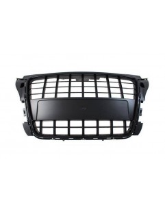 Grill Audi A3 8P S8-tyyppinen kirkas musta (09-12)