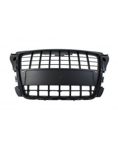 Grill Audi A3 8P S8-tyyppinen kirkas musta (09-12) PDC