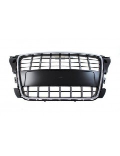 Grill Audi A3 8P S8-stil forkromet sort (09-12)