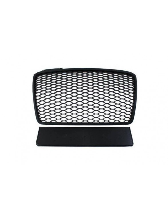 Grill Audi A4 B7 RS-tyylinen musta (04-08)