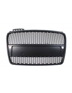 Grill Audi A4 B7 RS-stil sort (05-08) PDC