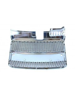 Grill Audi A4 B7 RS-stil krom-sort (05-08) PDC