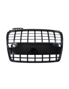 Grill Audi A4 B7 S8-stil lyse sort (05-08) PDC