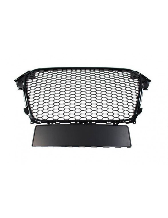 Grill Audi A4 B8 RS-stil lyse sort (12-15)