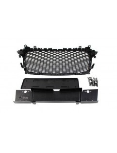 Grill Audi A4 B8 RS-stil krom-sort (12-15) PDC