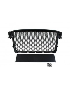 Grill Audi A4 B8 RS-Style Matt Musta (08-12) PDC