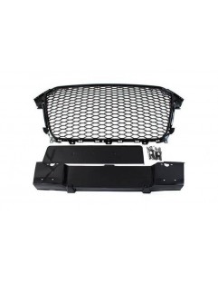 Grill Audi A4 B8 RS-stil Gloss Black (12-15) PDC