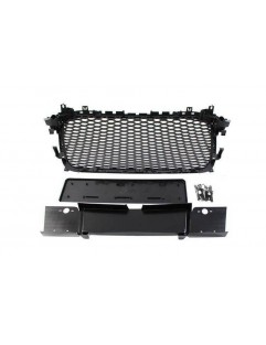 Grill Audi A4 B8 RS-stil Gloss Black (12-15) PDC