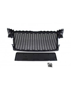 Grill Audi A4 B8 RS-stil sølv-sort (08-12) PDC