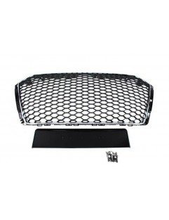 GRILL AUDI A4 B9 RS-STYLE CHROME (2016+) PDC