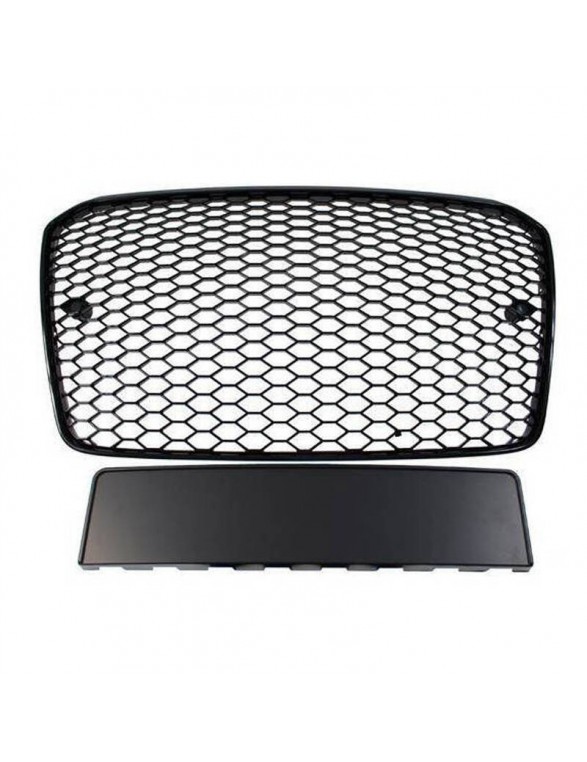 Grill Audi A5 8T RS-tyyppinen kirkas musta (13-16)