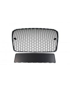 Grill Audi A5 8T RS-stil krom-sort (13-16)