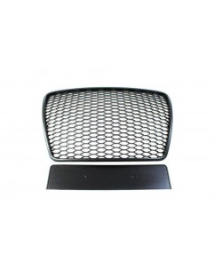 Grill Audi A6 C6 RS-stil sort (09-11)