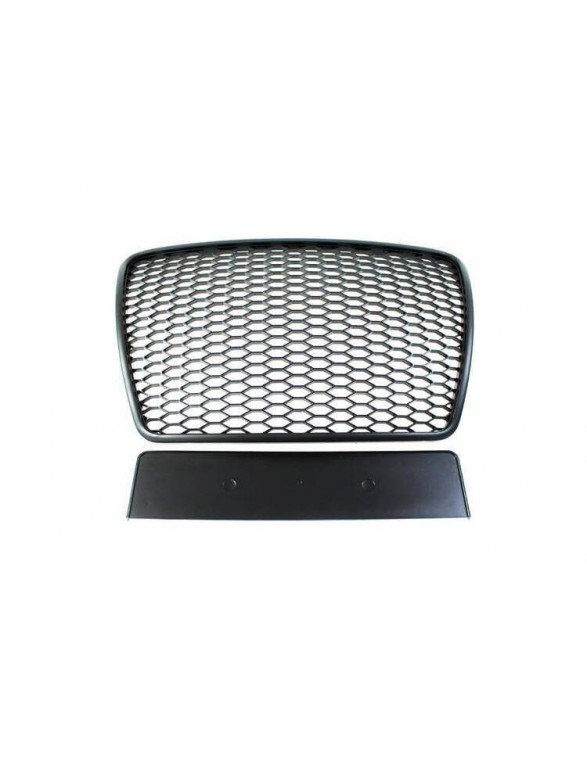 Grill Audi A6 C6 RS-tyylinen musta (09-11)