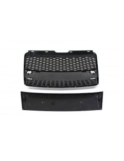 Grill Audi A6 C6 RS-tyyppinen hopea-musta (04-09)