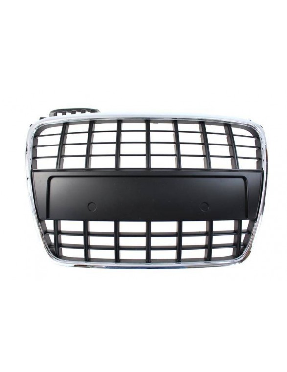 Grill Audi S4 S8-stil krom-sort (05-09)