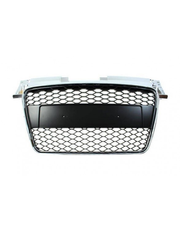 Grill Audi TT 8J RS-tyyppinen Chrome-musta (06-14)