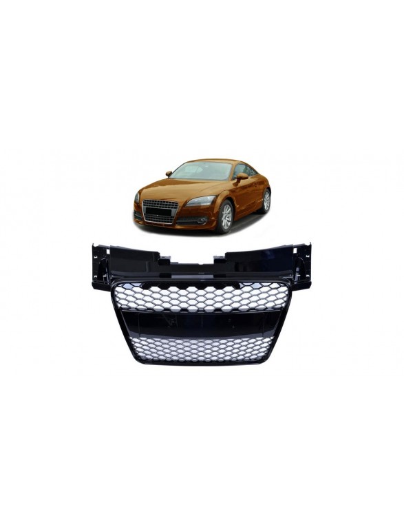 Grill Audi TT 8J RS-tyylinen musta (06-14)