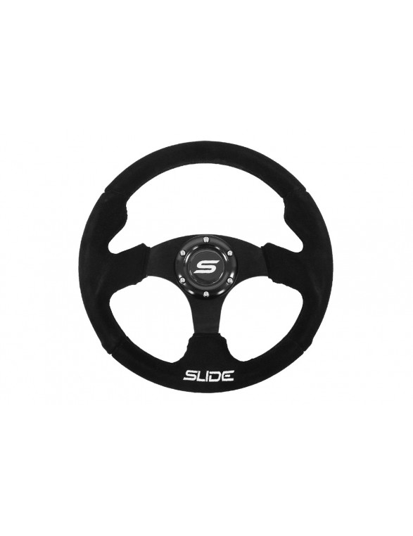 Slide steering wheel 320mm Offset: 20mm Black suede