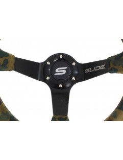 Steering wheel SLIDE 350mm Offset: 80mm Camo Suede