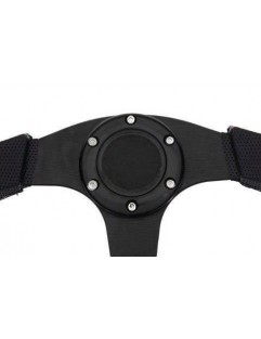 Pro 350mm Offset: 0mm Leather Black