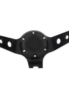 Pro 350mm Offset: 80mm Leather Black