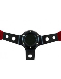 Pro 350mm offset handlebar: 80mm Suede Red