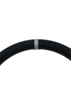 SLIDE 350mm offset handlebar: 80mm Carbon Silver Strip