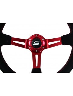 SLIDE handlebar 350mm offset: 80mm Suede Red