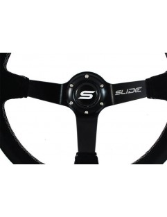 SLIDE handlebar 350mm offset: 80mm Suede Silver Strip