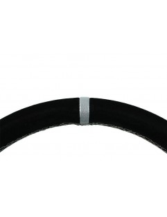 SLIDE handlebar 350mm offset: 80mm Suede Silver Strip