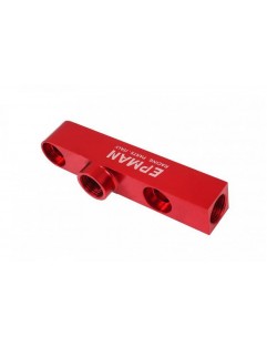 Fuel pump manifold 2in1 Red