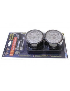 9 cm halogen LED -dagslampor