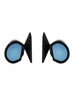 Universal Mirrors K-20 Black Manual Blue Glass