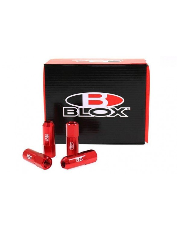 Nuts M12x1.25 Alu 60mm Blox Replica Red Cone