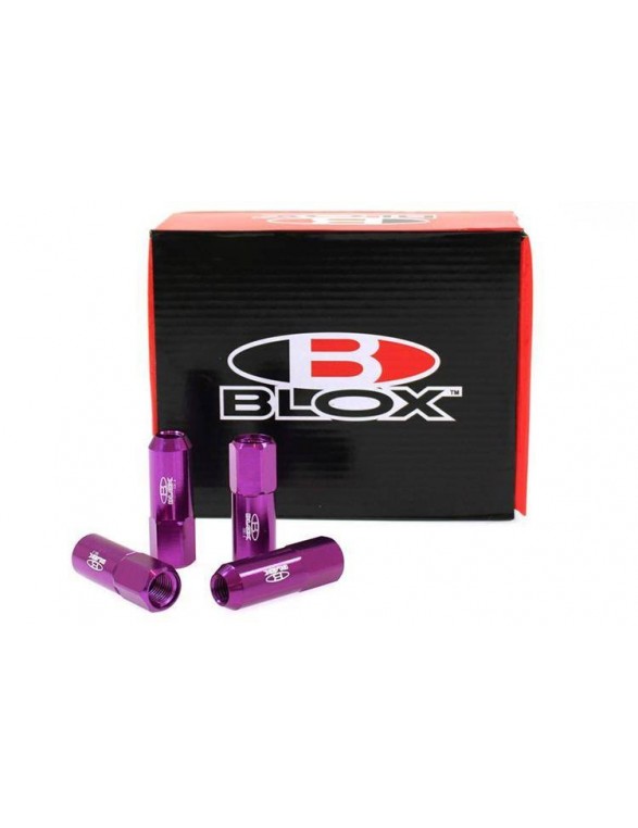 Nuts M12x1.5 Alu 60mm Blox Replica Purple Cone